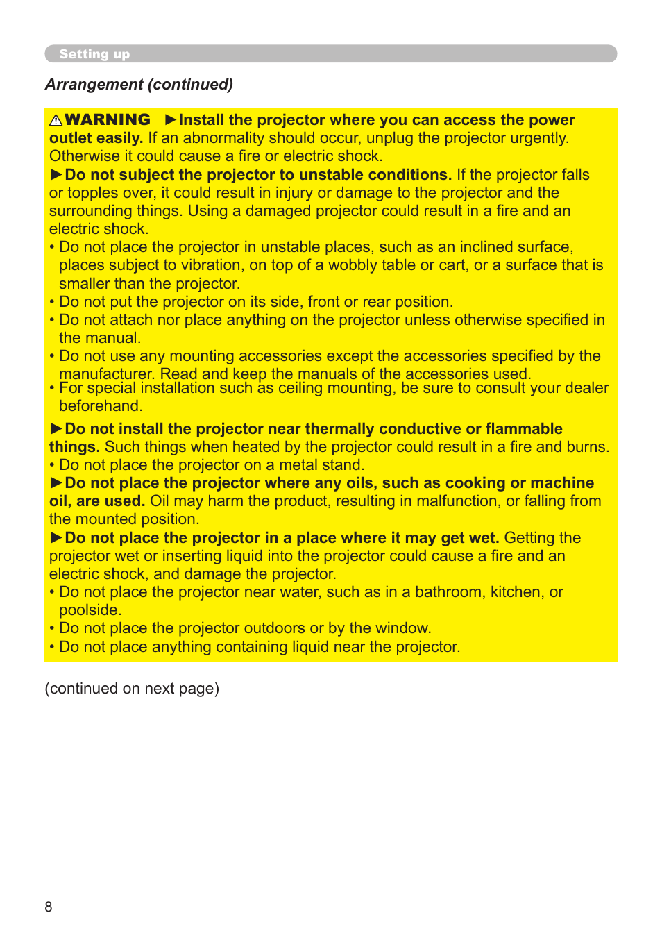 Dukane Projector 8794H-RJ User Manual | Page 8 / 107