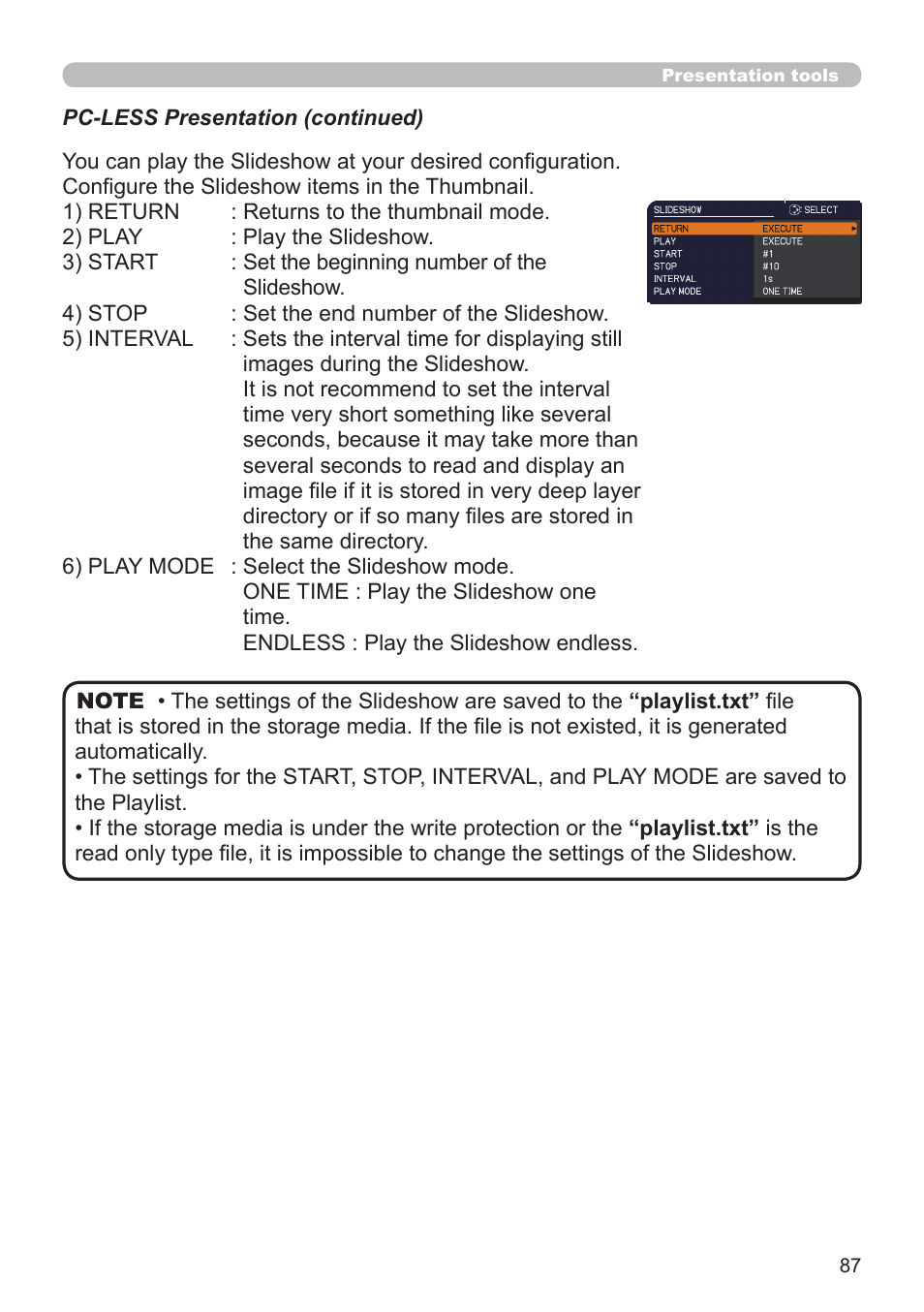 Dukane Projector 8794H-RJ User Manual | Page 87 / 107