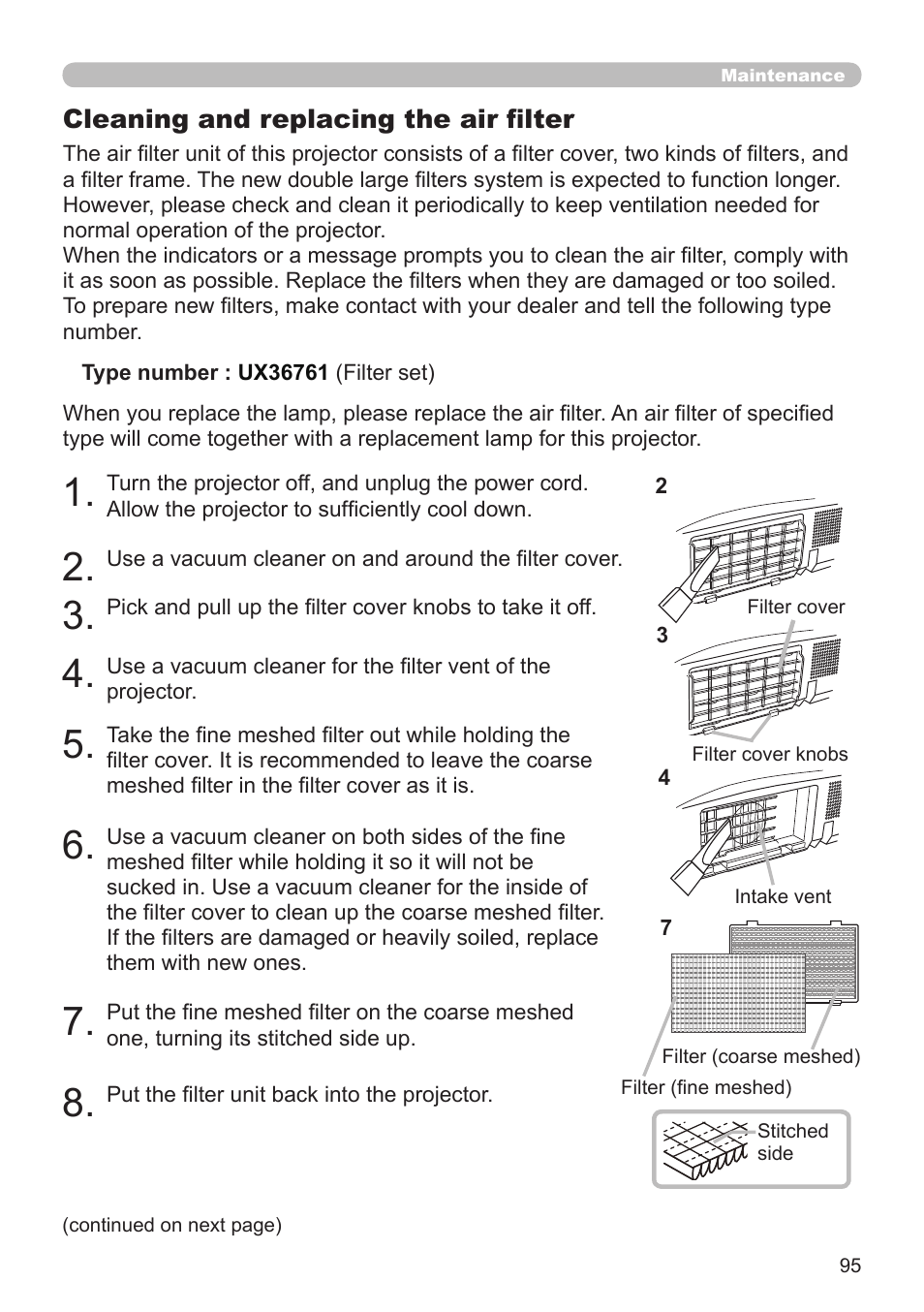 Dukane Projector 8794H-RJ User Manual | Page 95 / 107