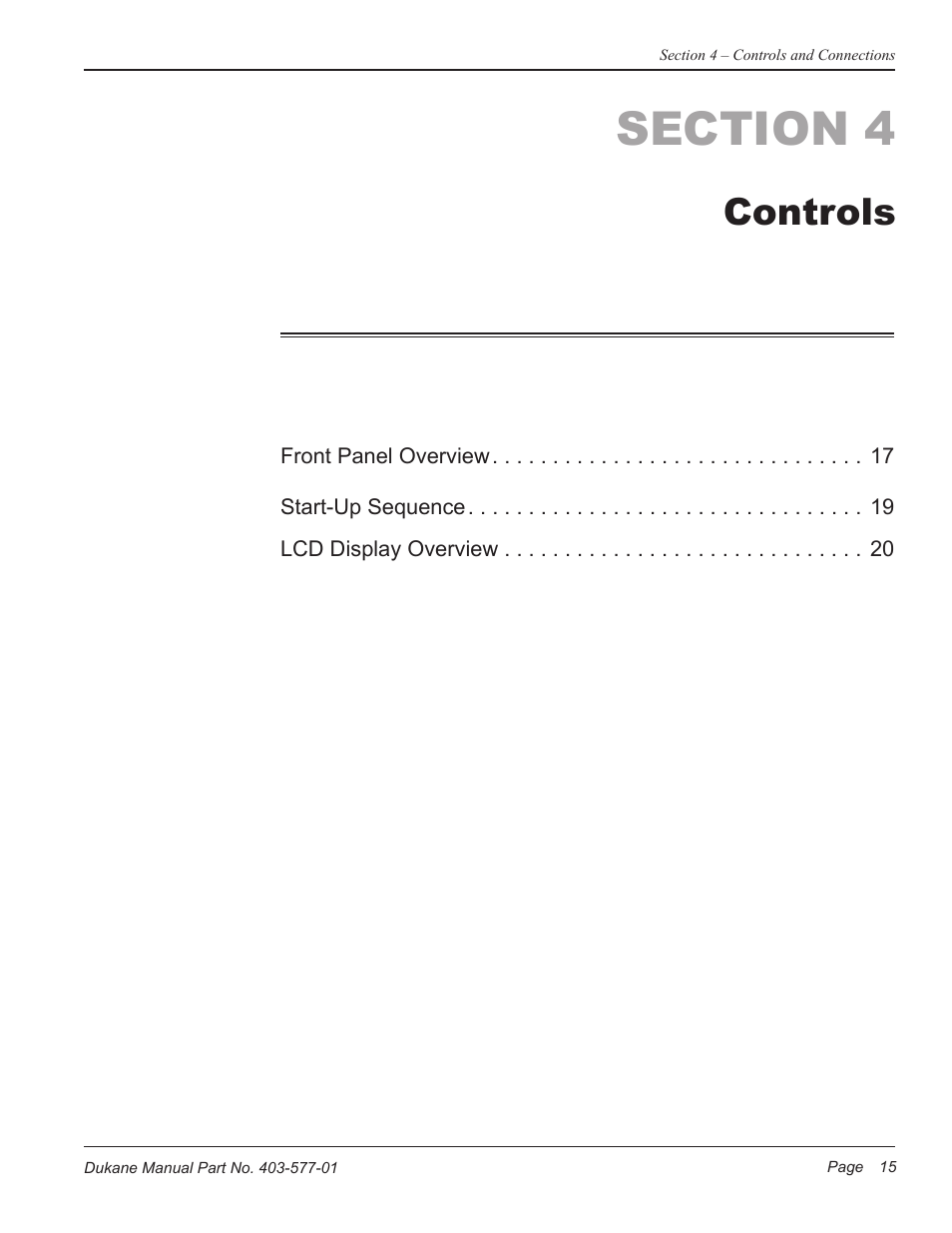 Controls | Dukane Ultrasonic Hand Held System iQ Series User Manual | Page 21 / 82