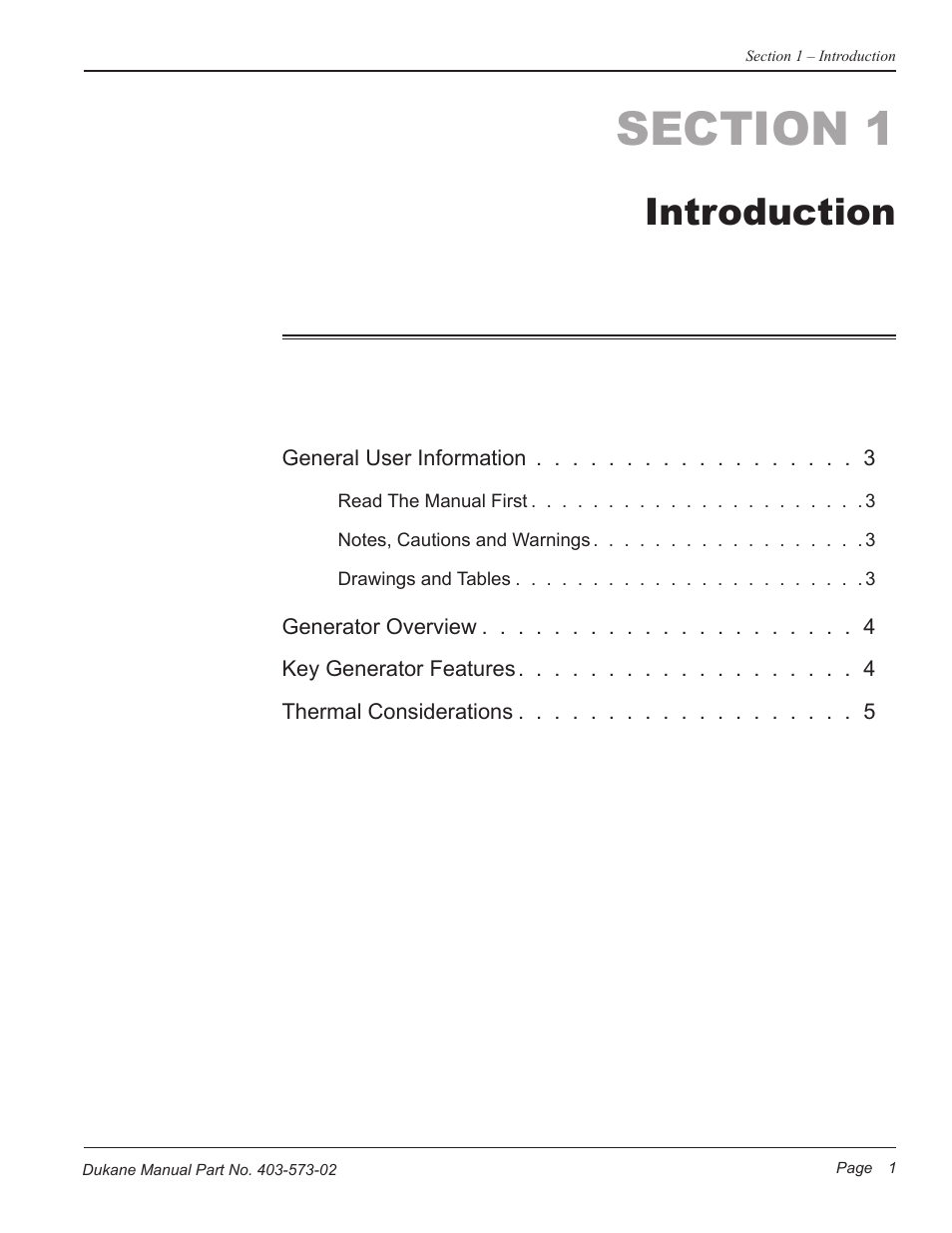 Introduction | Dukane ULTRASONIC GENERATOR/POWER SUPPLY 403-573-02 User Manual | Page 7 / 58