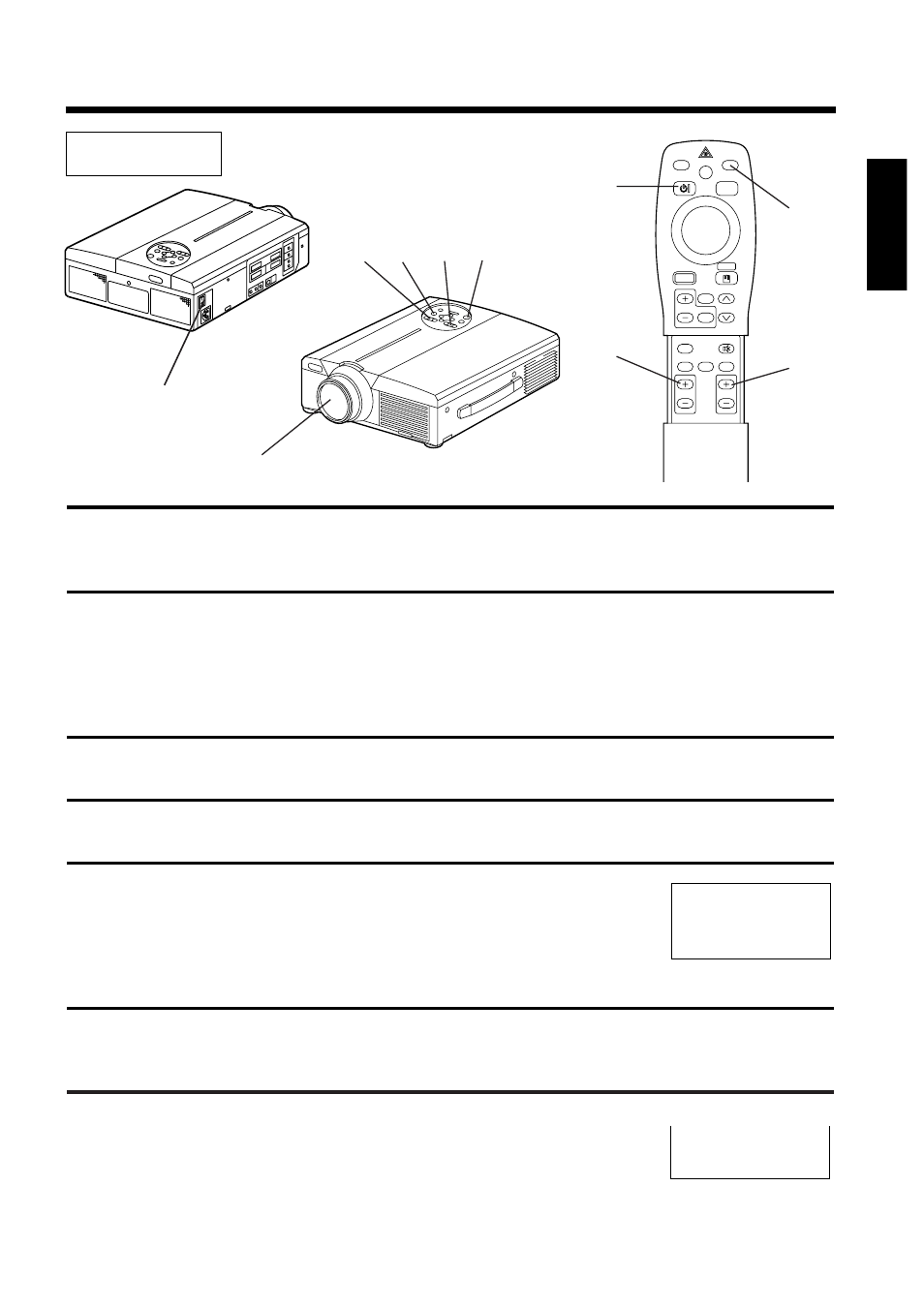 Basic operations, Press the standby / on button, Remove the lens cap | Use the zoom button to adjust the screen size, Use the focus button to adjust the focus, Turn on the power to the connected equipment | Dukane 28A8800A User Manual | Page 15 / 38