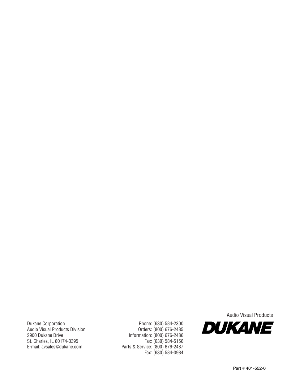 Dukane 28A8800A User Manual | Page 38 / 38
