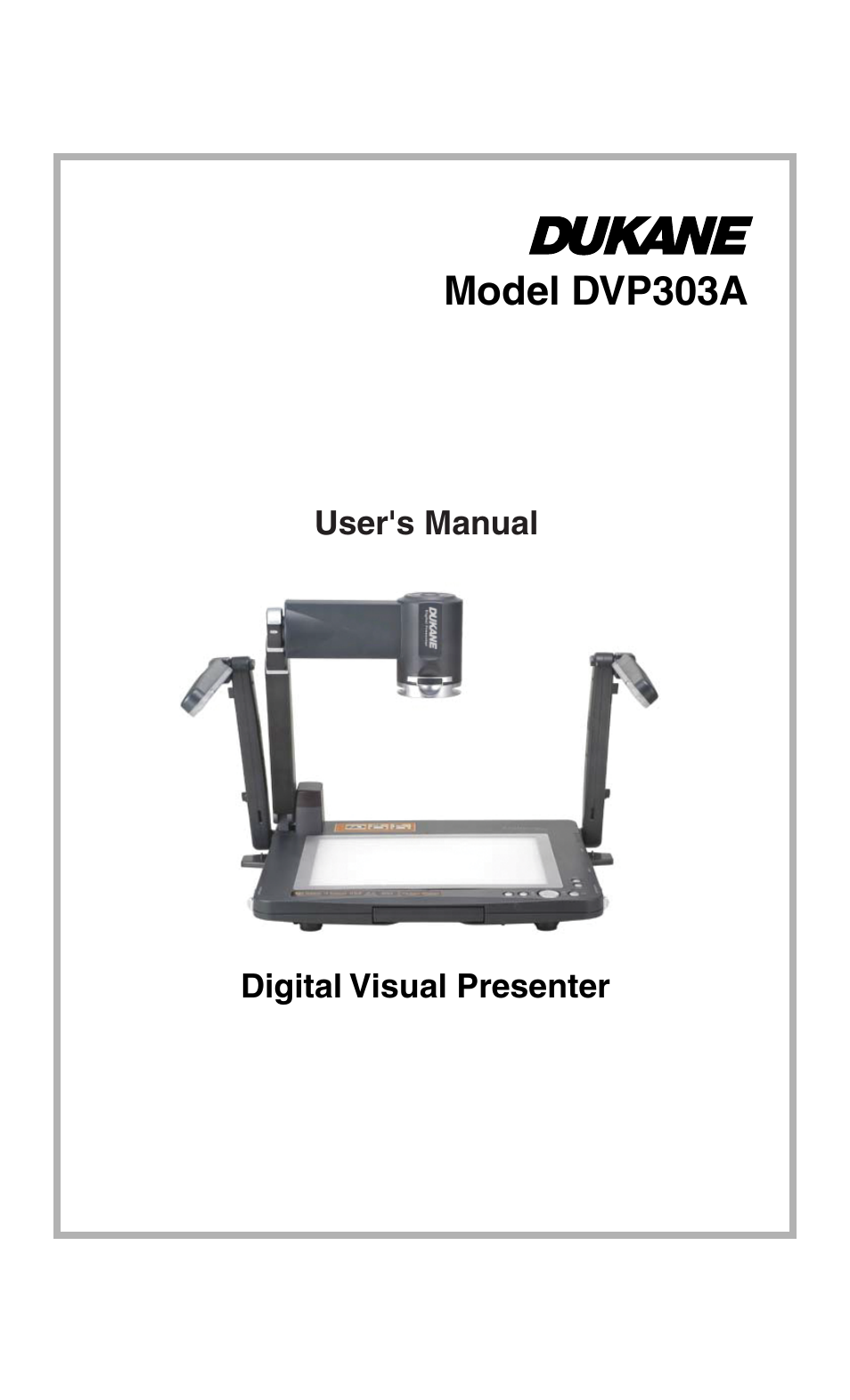 Dukane DVP303A User Manual | 22 pages