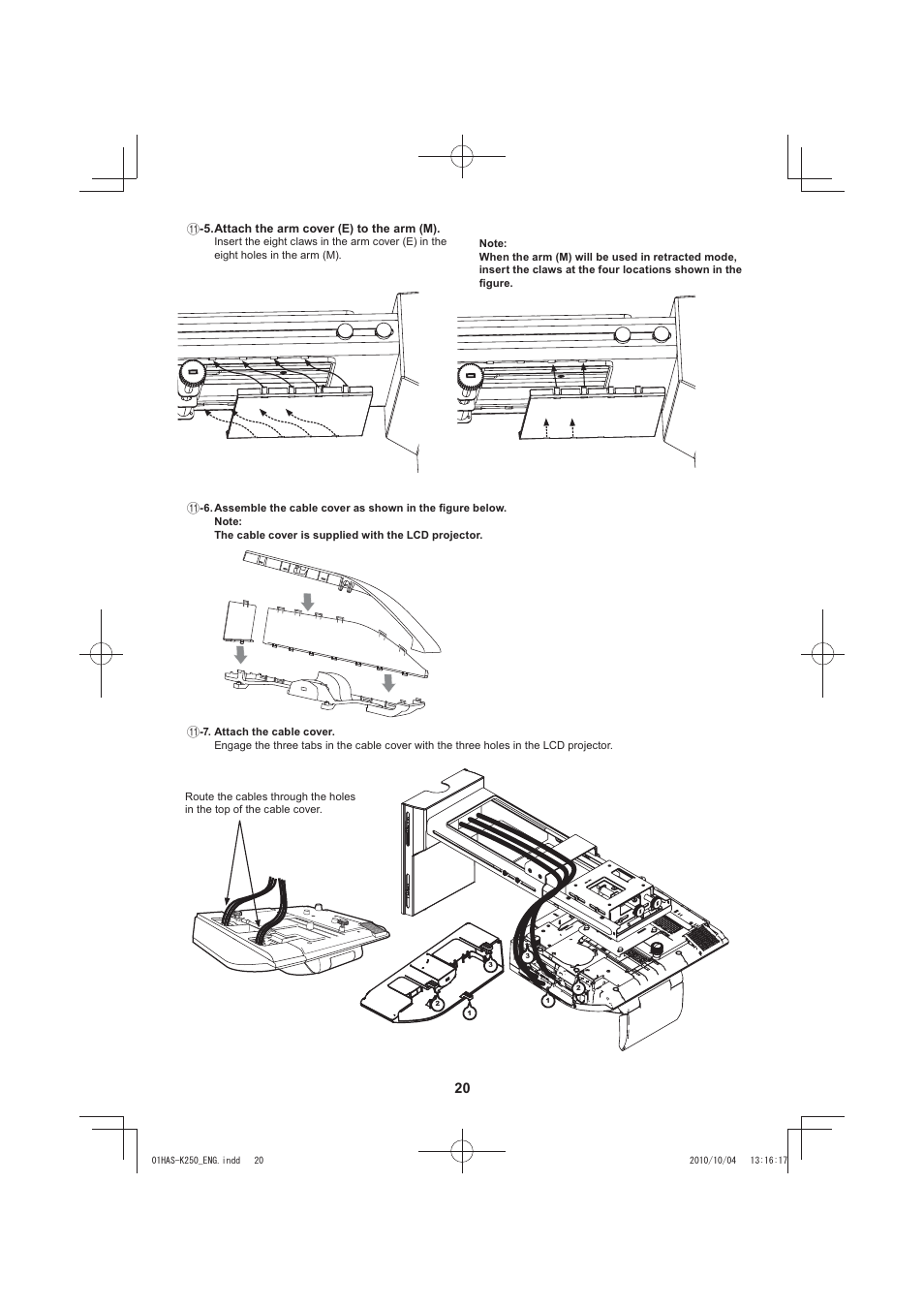 Dukane LCD Data Video Projector 8104HW-WALLARM User Manual | Page 22 / 24