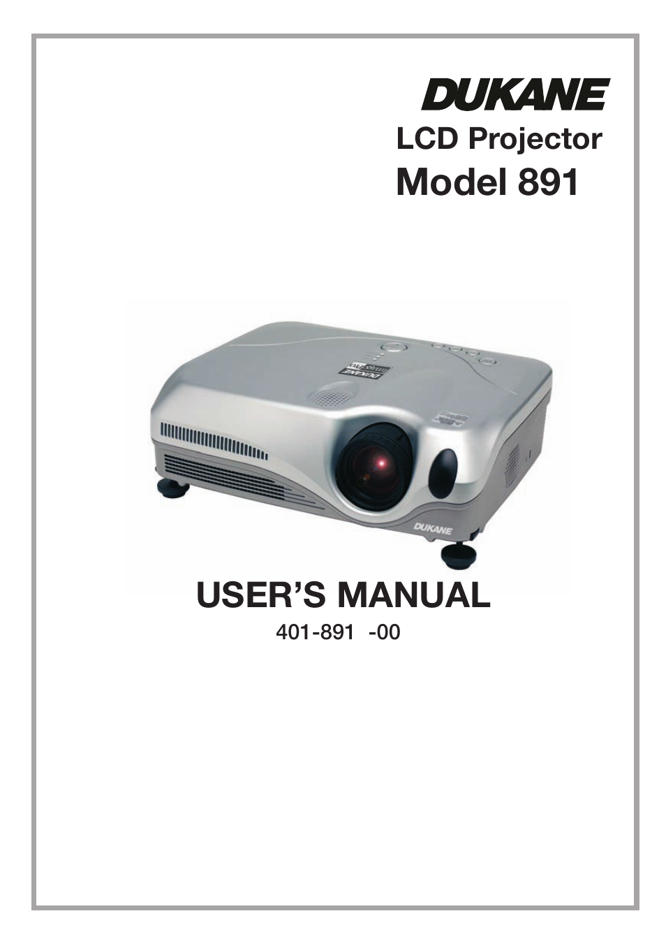 Dukane 8914 User Manual | 68 pages