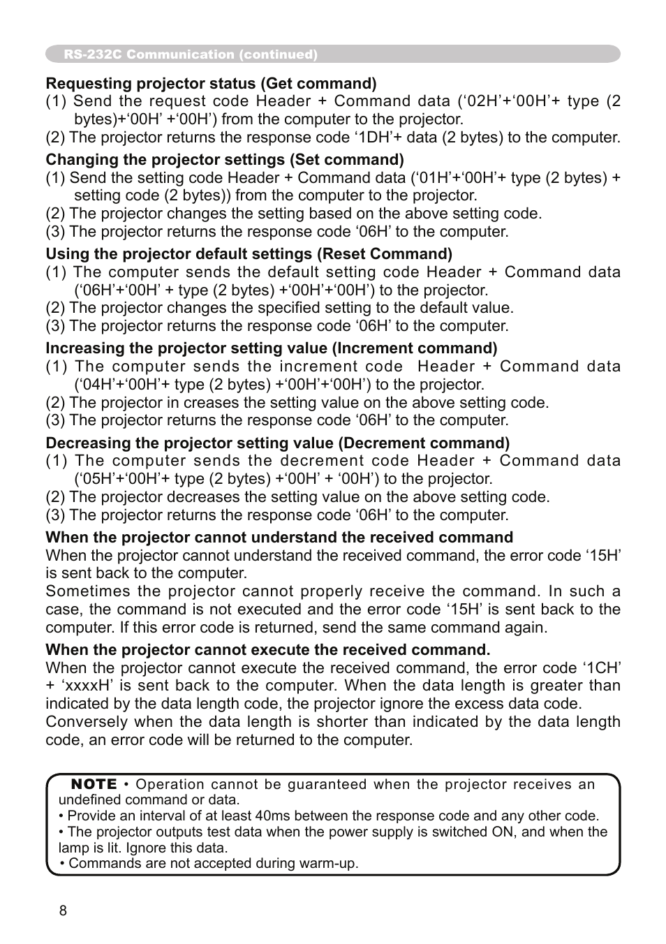 Dukane Projector 9136 User Manual | Page 8 / 24