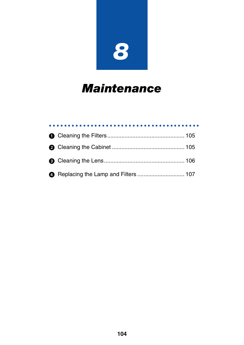 Maintenance | Dukane 8768 User Manual | Page 104 / 122