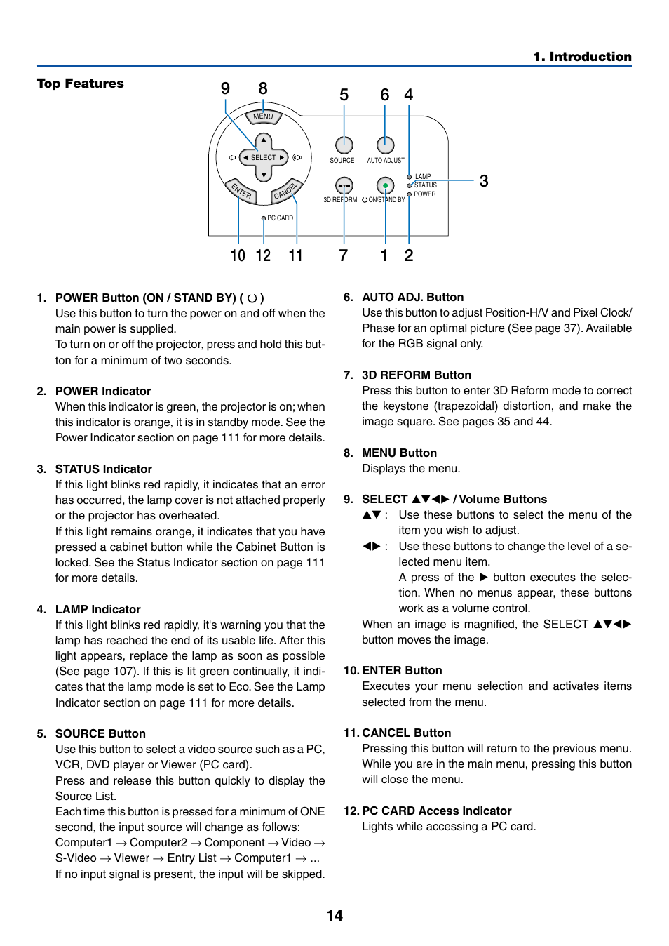 Top features | Dukane 8768 User Manual | Page 14 / 122