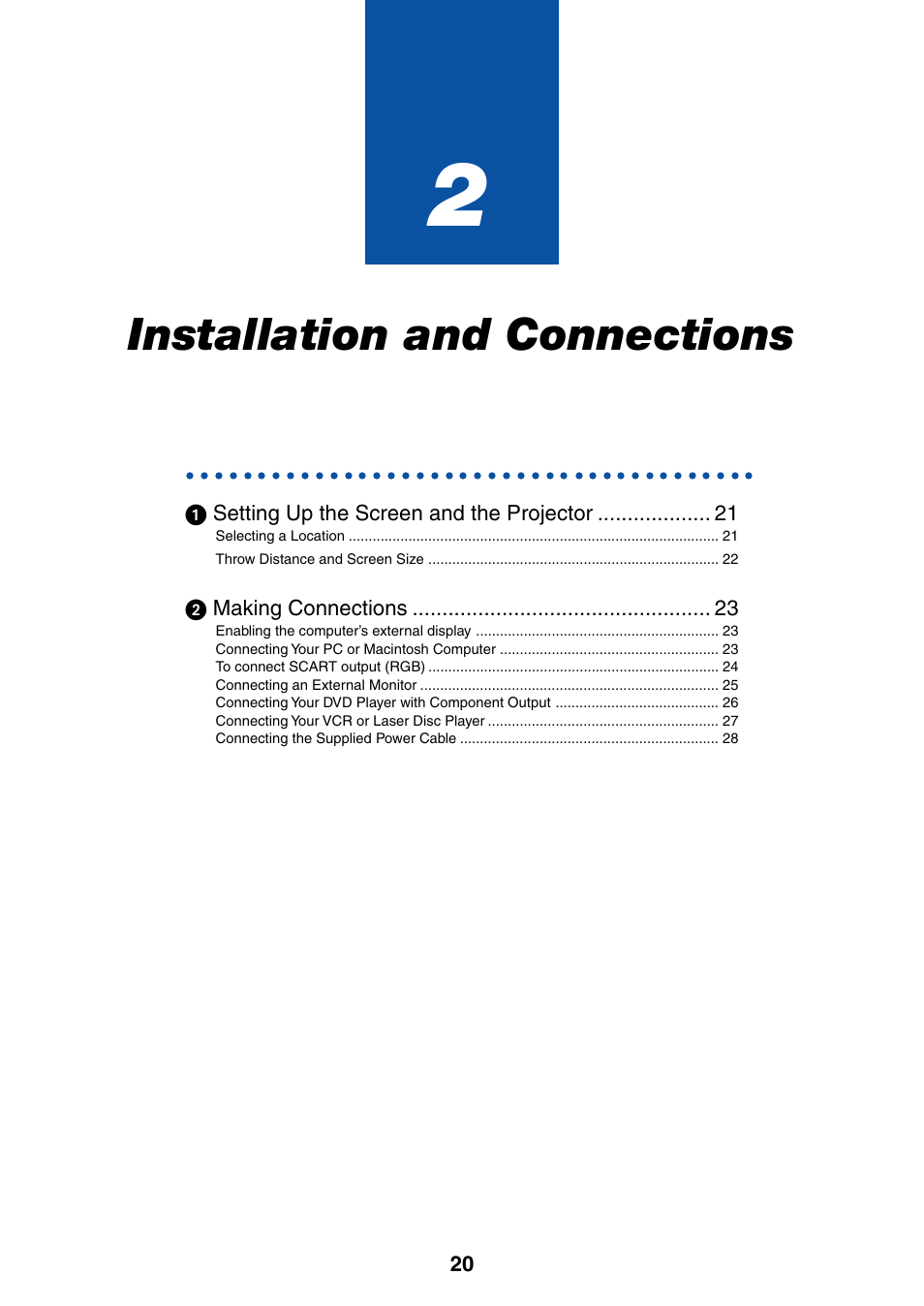 Installation and connections | Dukane 8768 User Manual | Page 20 / 122