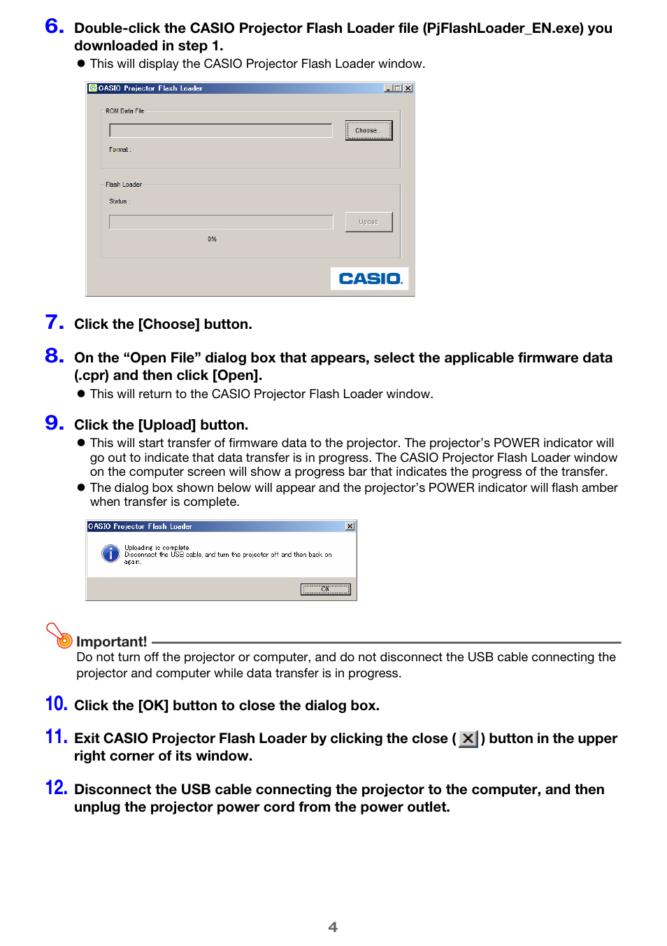 Casio Firmware Update User Manual | Page 4 / 5