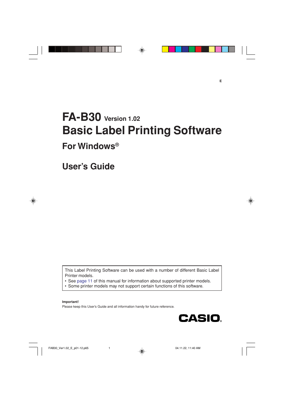 Casio CW-L300 User Manual | 68 pages