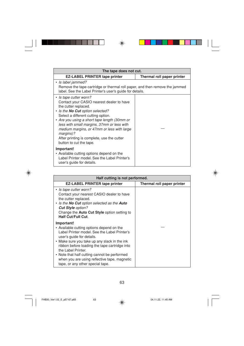 Casio CW-L300 User Manual | Page 63 / 68