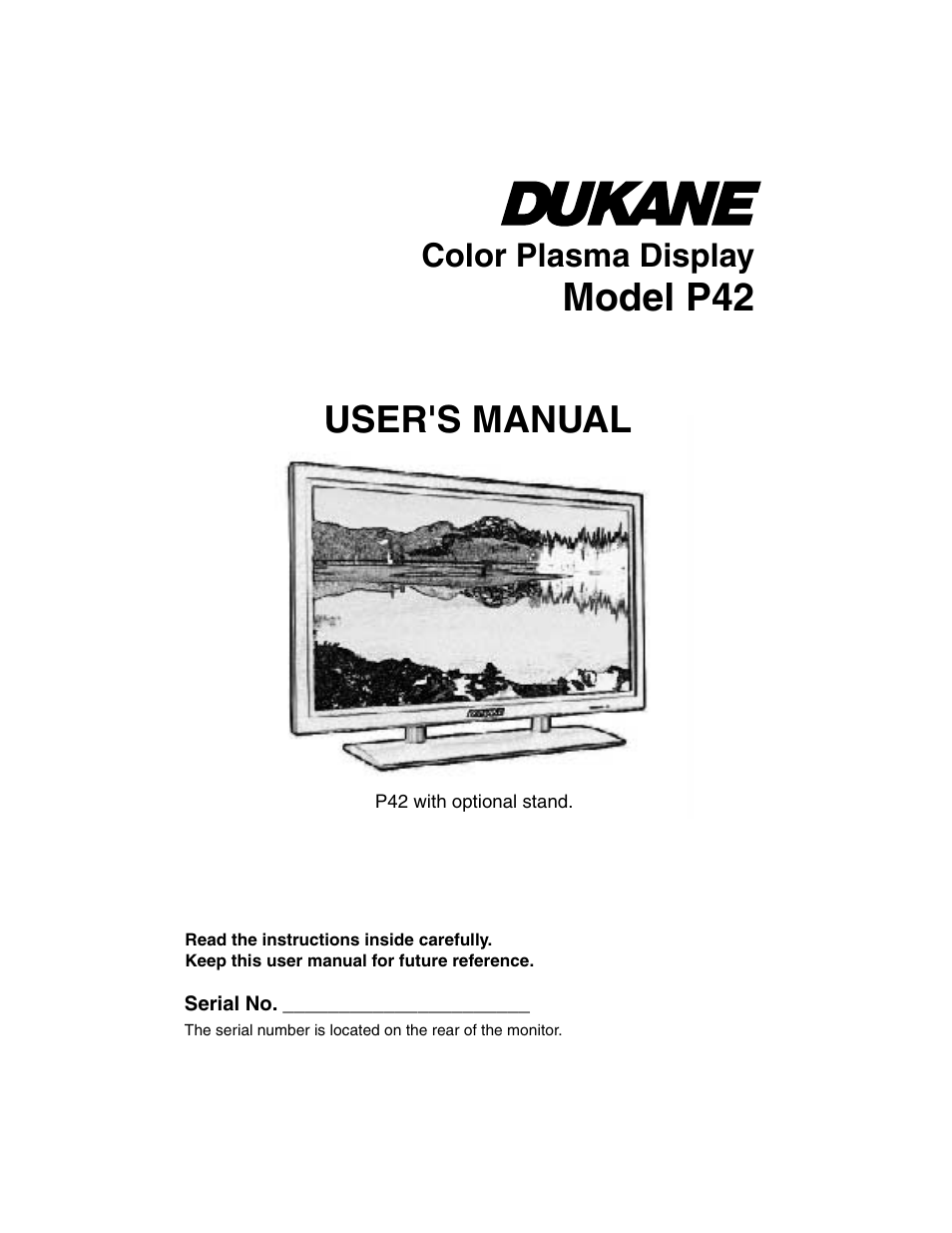 Dukane P42 User Manual | 42 pages