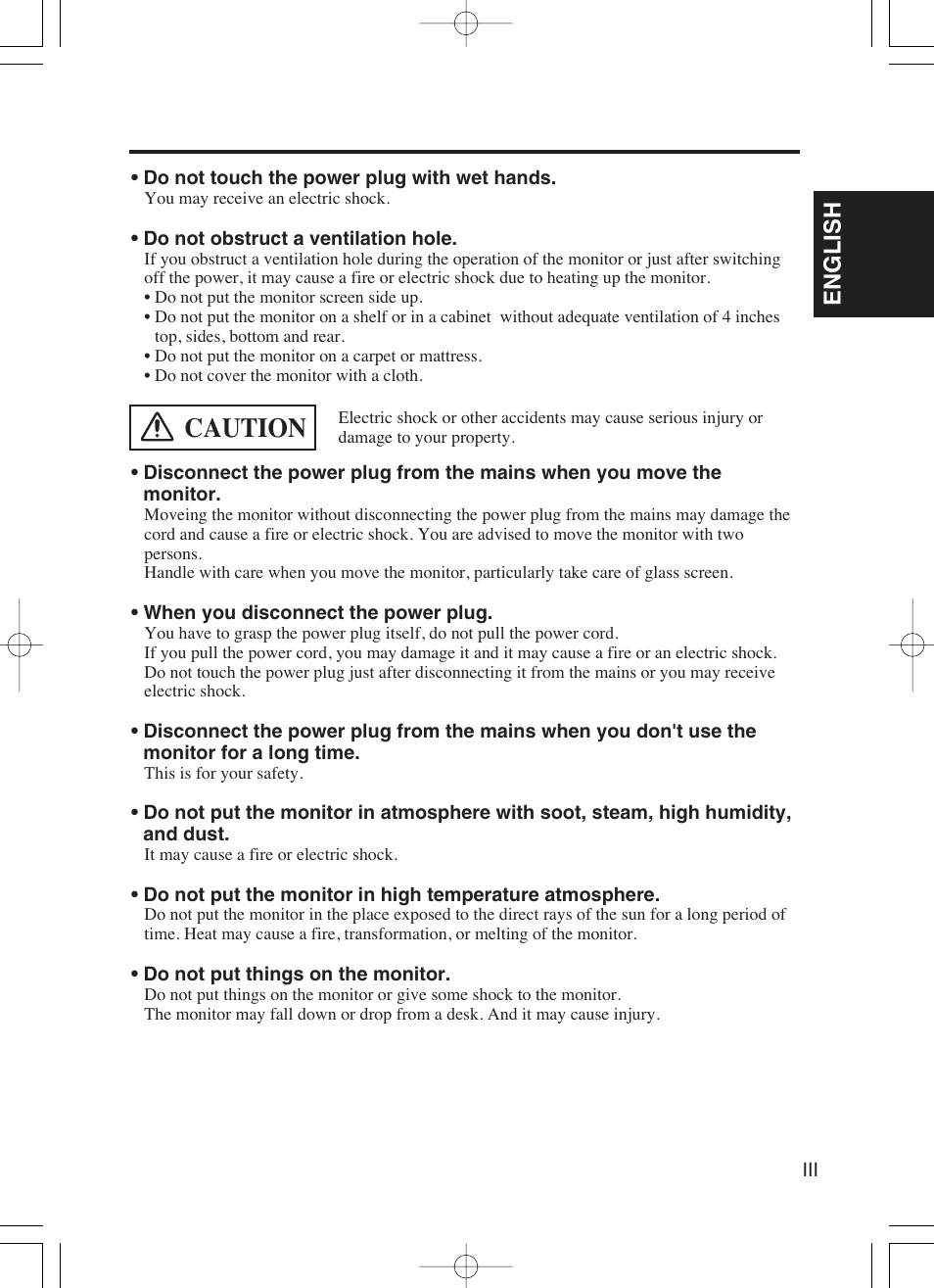 Caution, English | Dukane P42 User Manual | Page 5 / 42