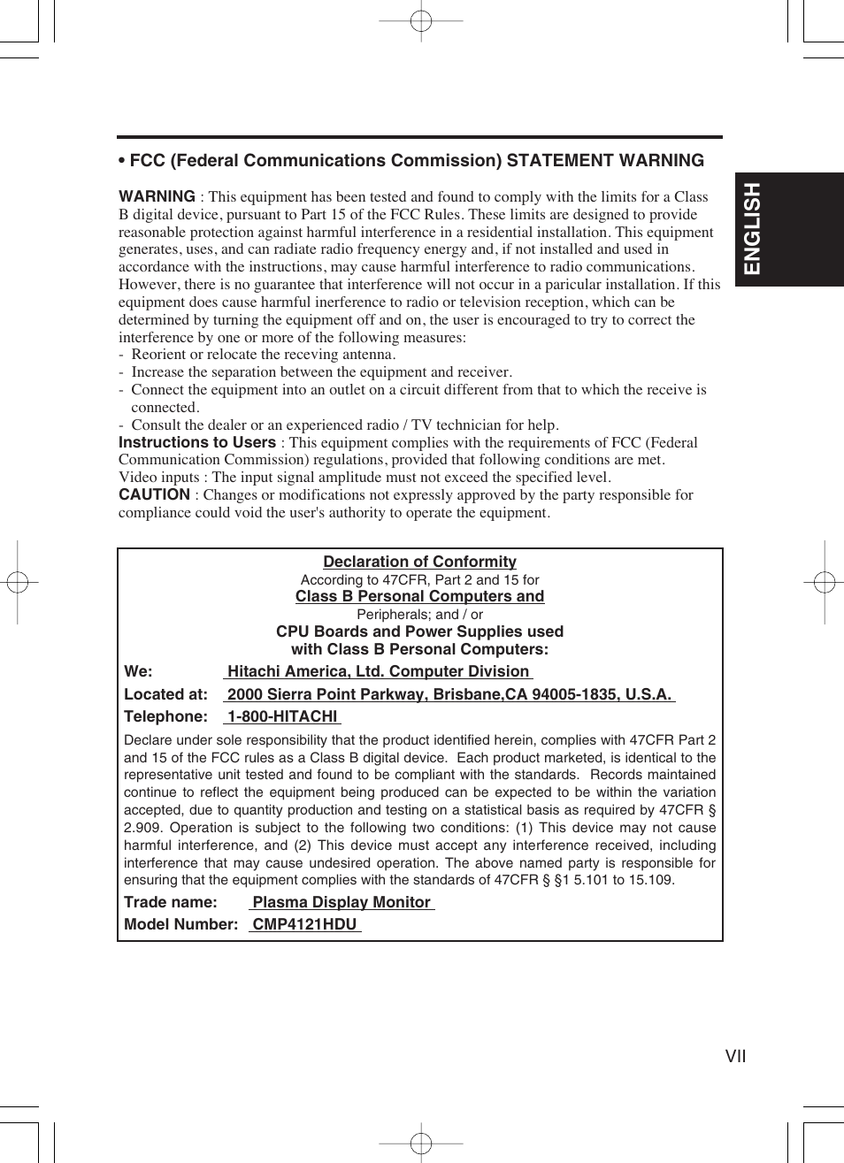 English | Dukane P42 User Manual | Page 9 / 42