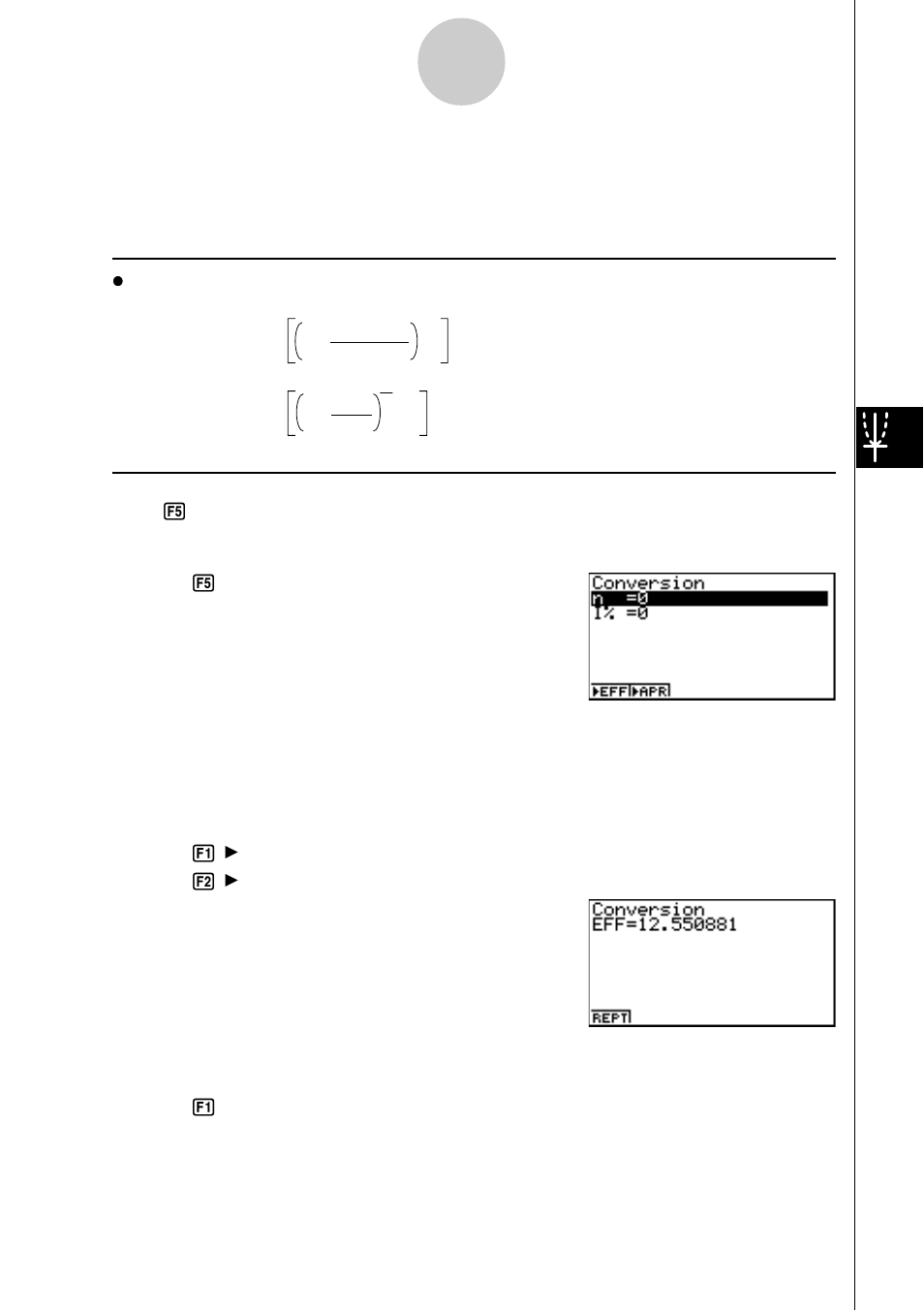 Interest rate conversion | Casio ALGEBRA FX2.0 Financial User Manual | Page 16 / 27