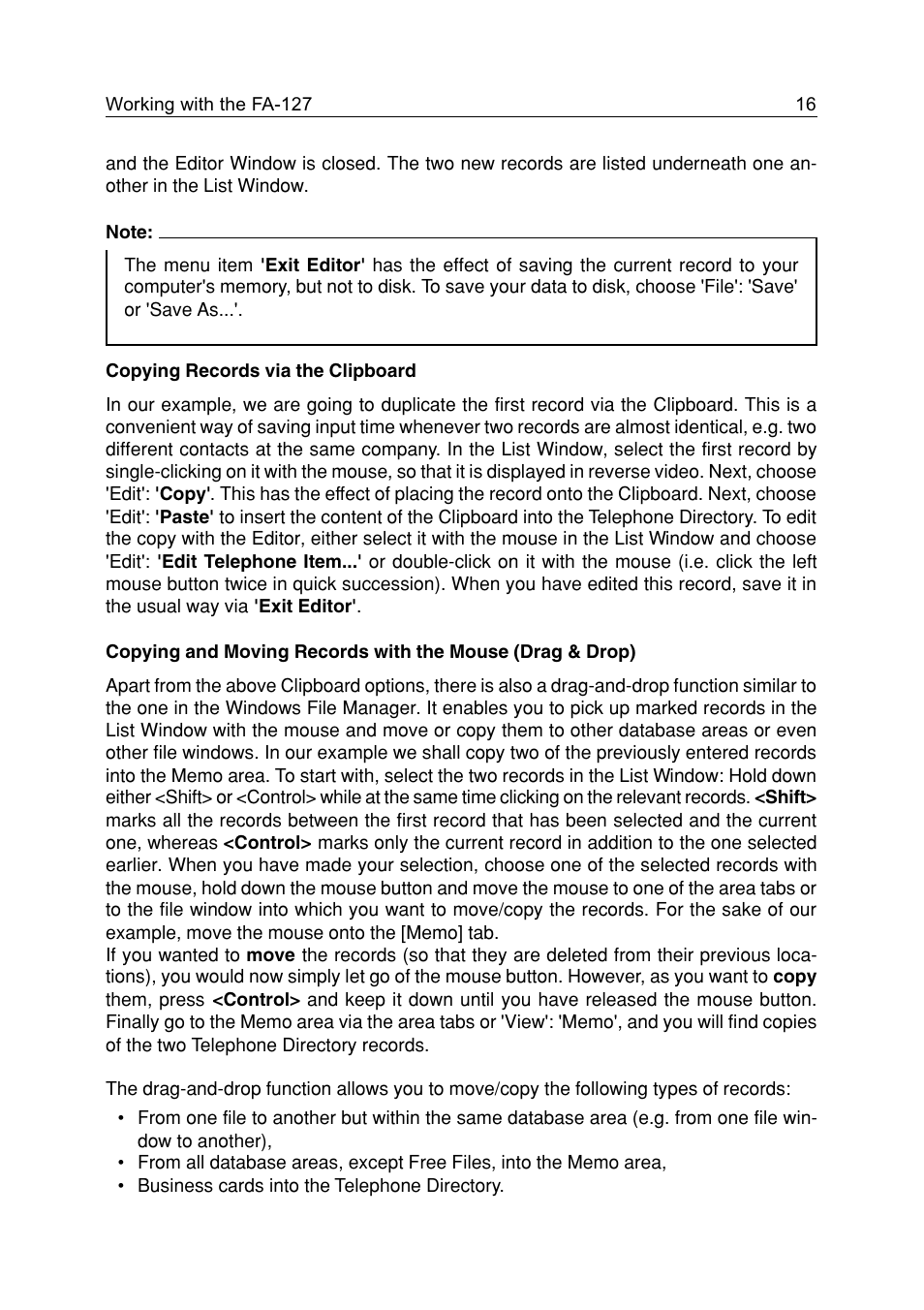 Casio FA-127 v1.5 User Manual | Page 16 / 31
