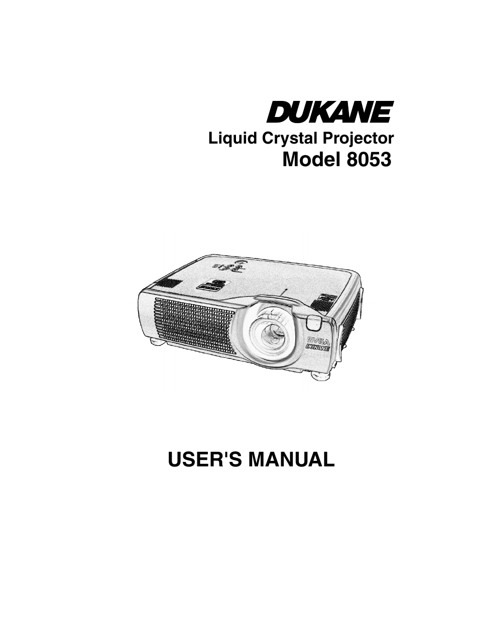 Dukane 8053 User Manual | 40 pages