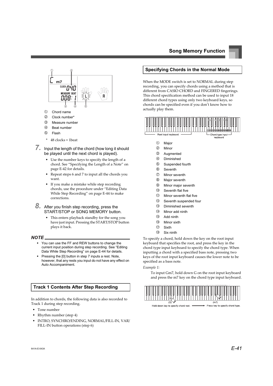 Casio LK-73 User Manual | Page 10 / 19