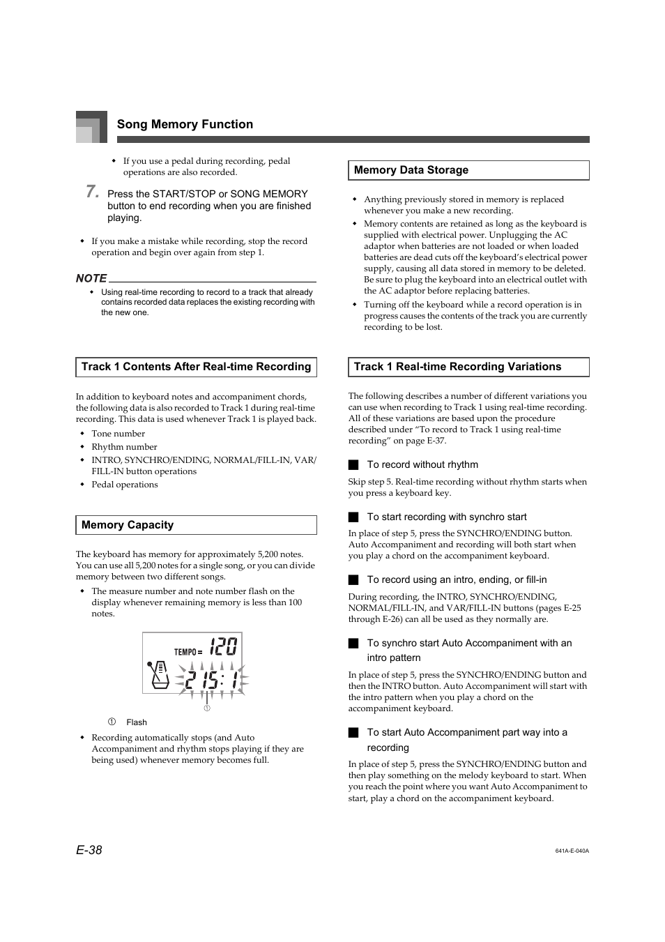 Casio LK-73 User Manual | Page 7 / 19