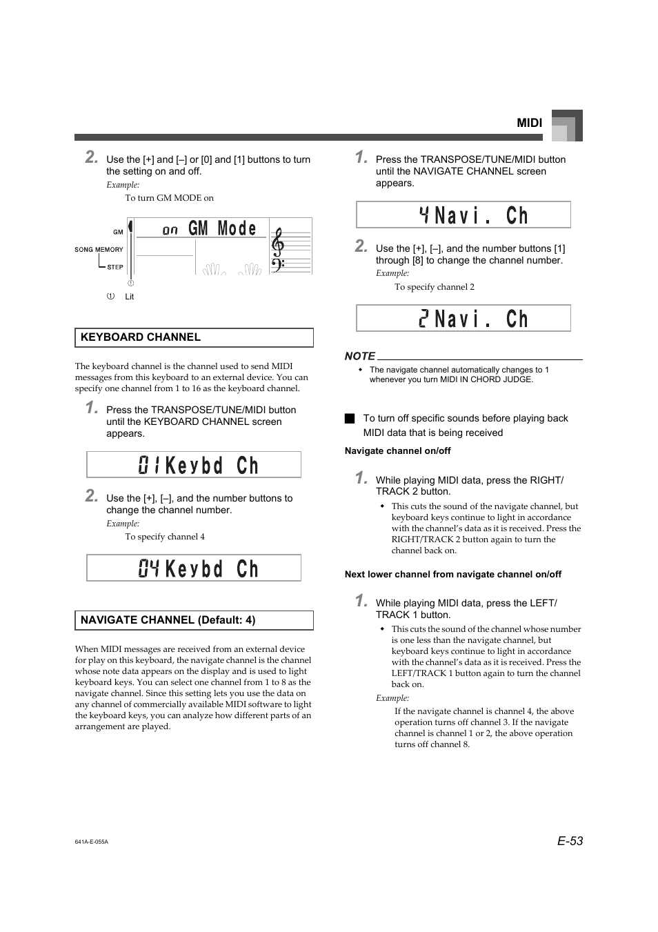 Casio LK-73 User Manual | Page 3 / 24