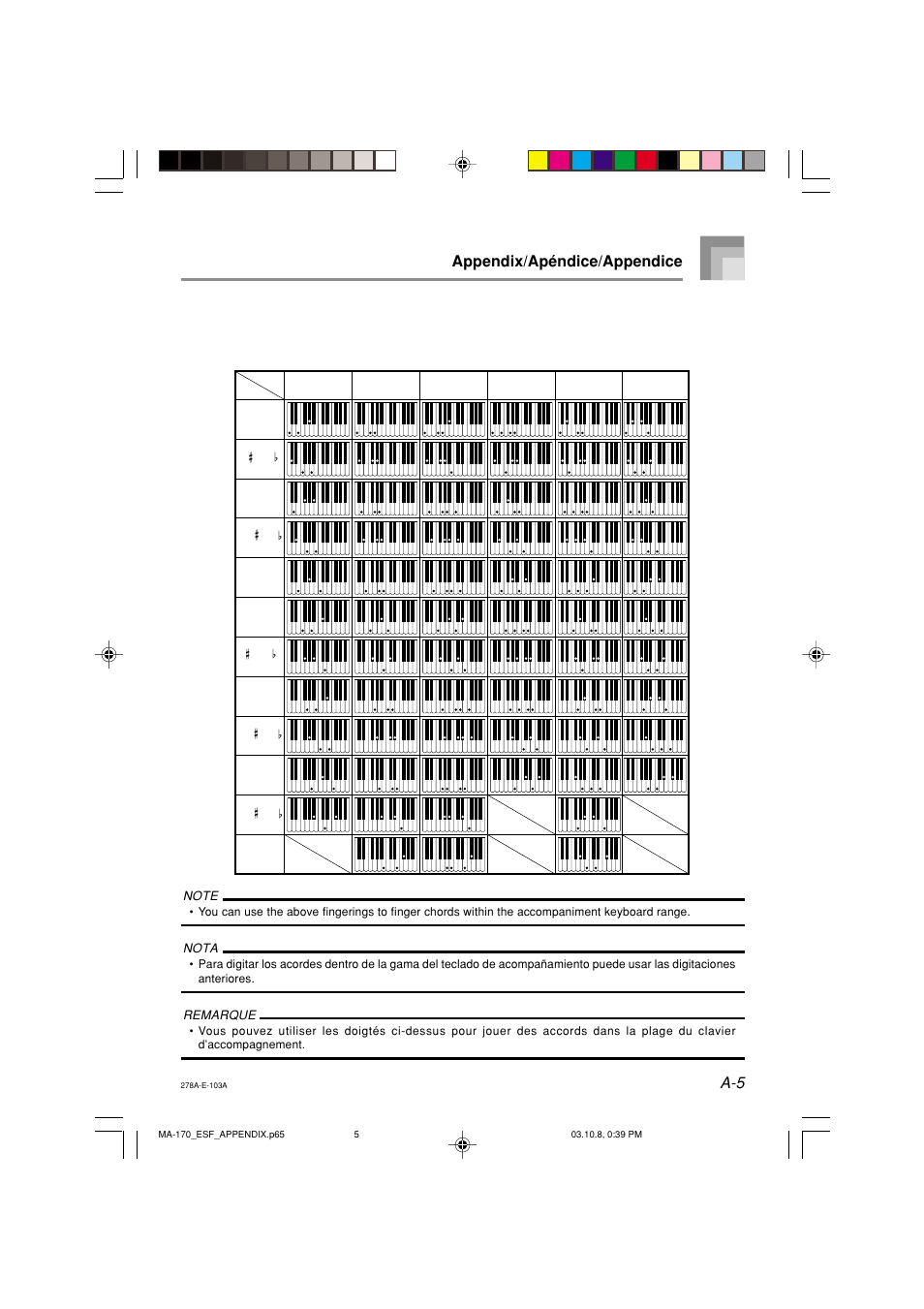 Casio MA-170 User Manual | Page 38 / 43