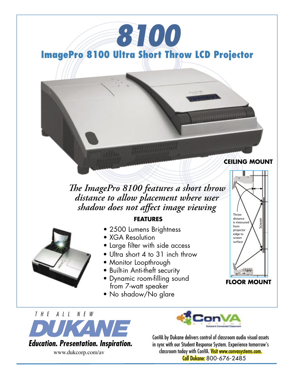 Dukane 8100 User Manual | 2 pages