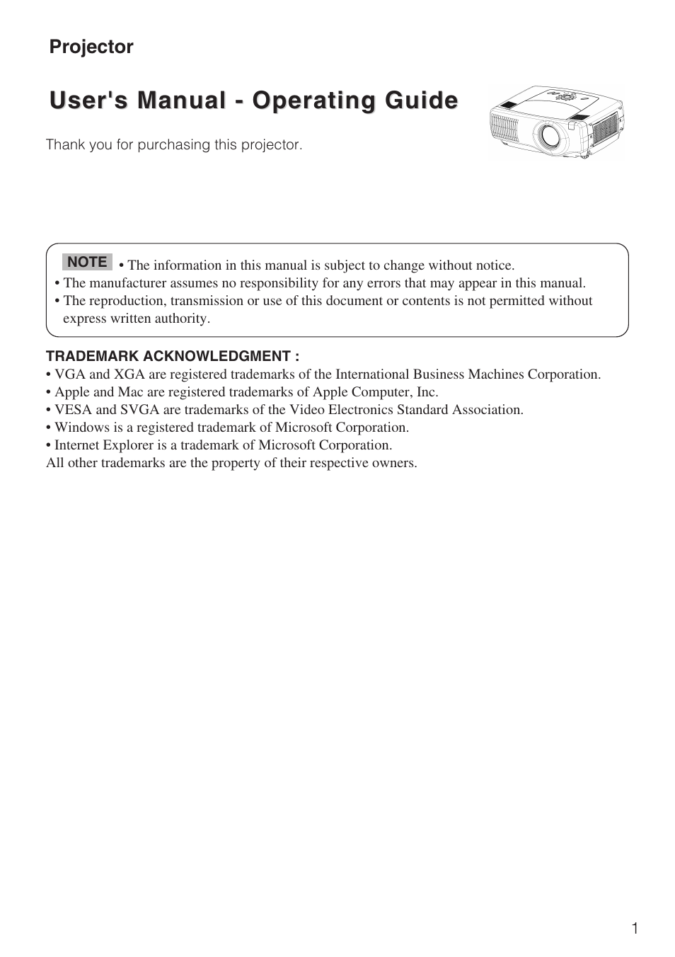 User's manual - operating guide | Dukane 8940 User Manual | Page 3 / 64