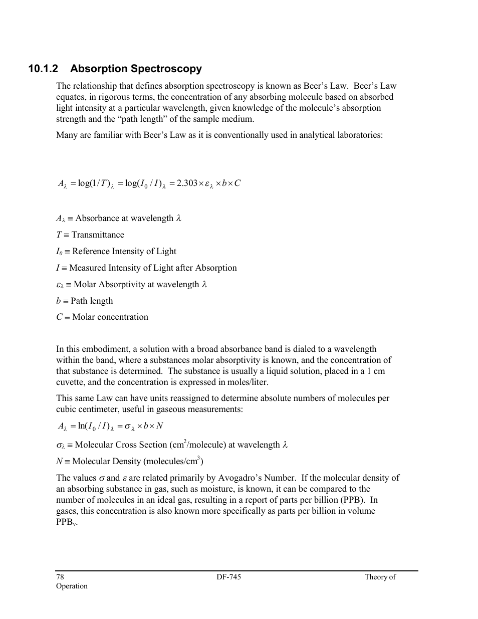 2 absorption spectroscopy | Delta Faucet NANOTRACE DF-745 User Manual | Page 82 / 98