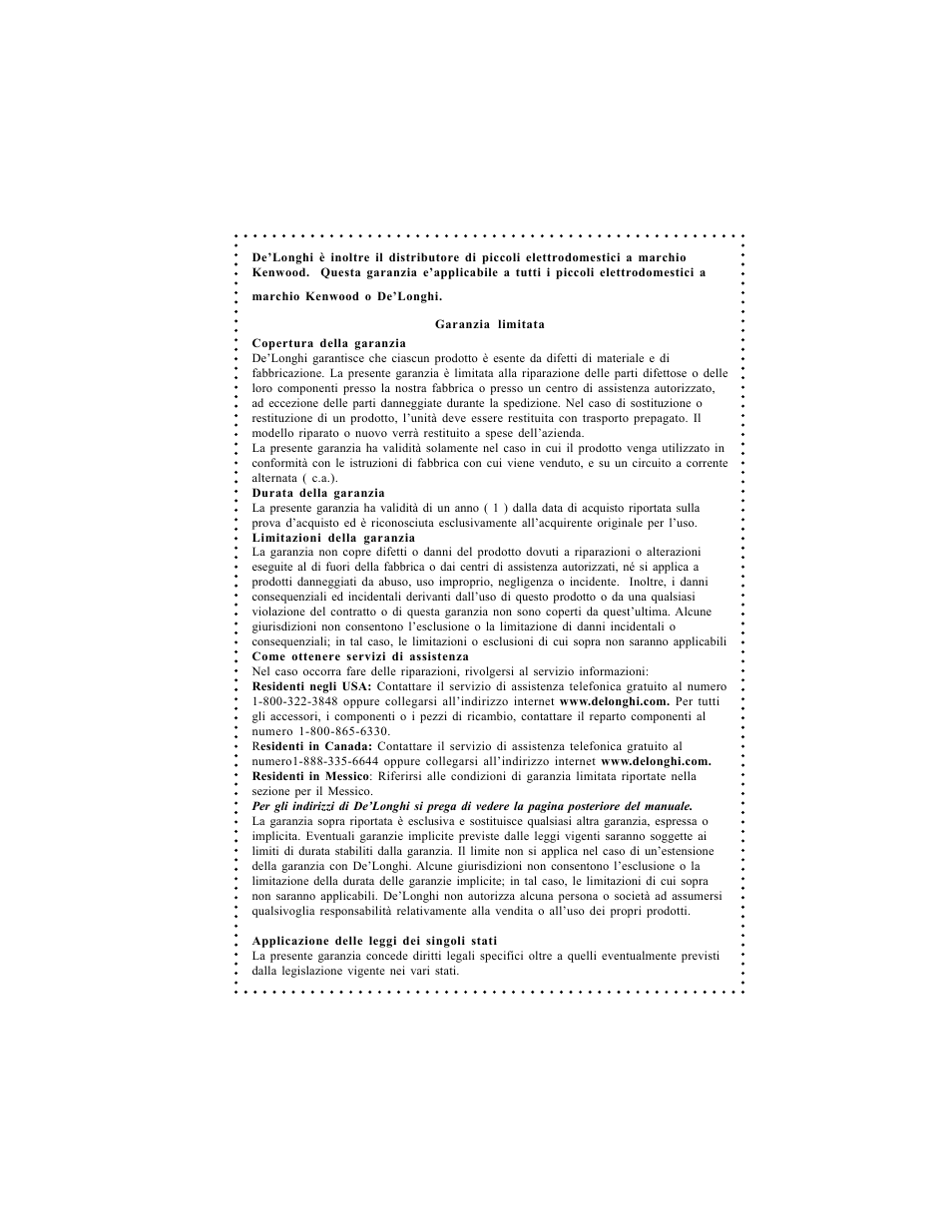 DeLonghi DC59TW User Manual | Page 43 / 44