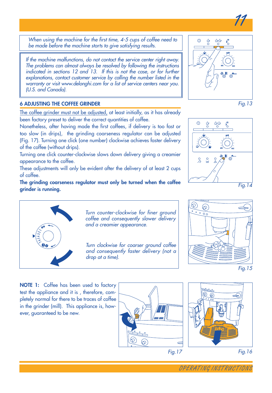 DeLonghi ESAM3300 User Manual | Page 11 / 22