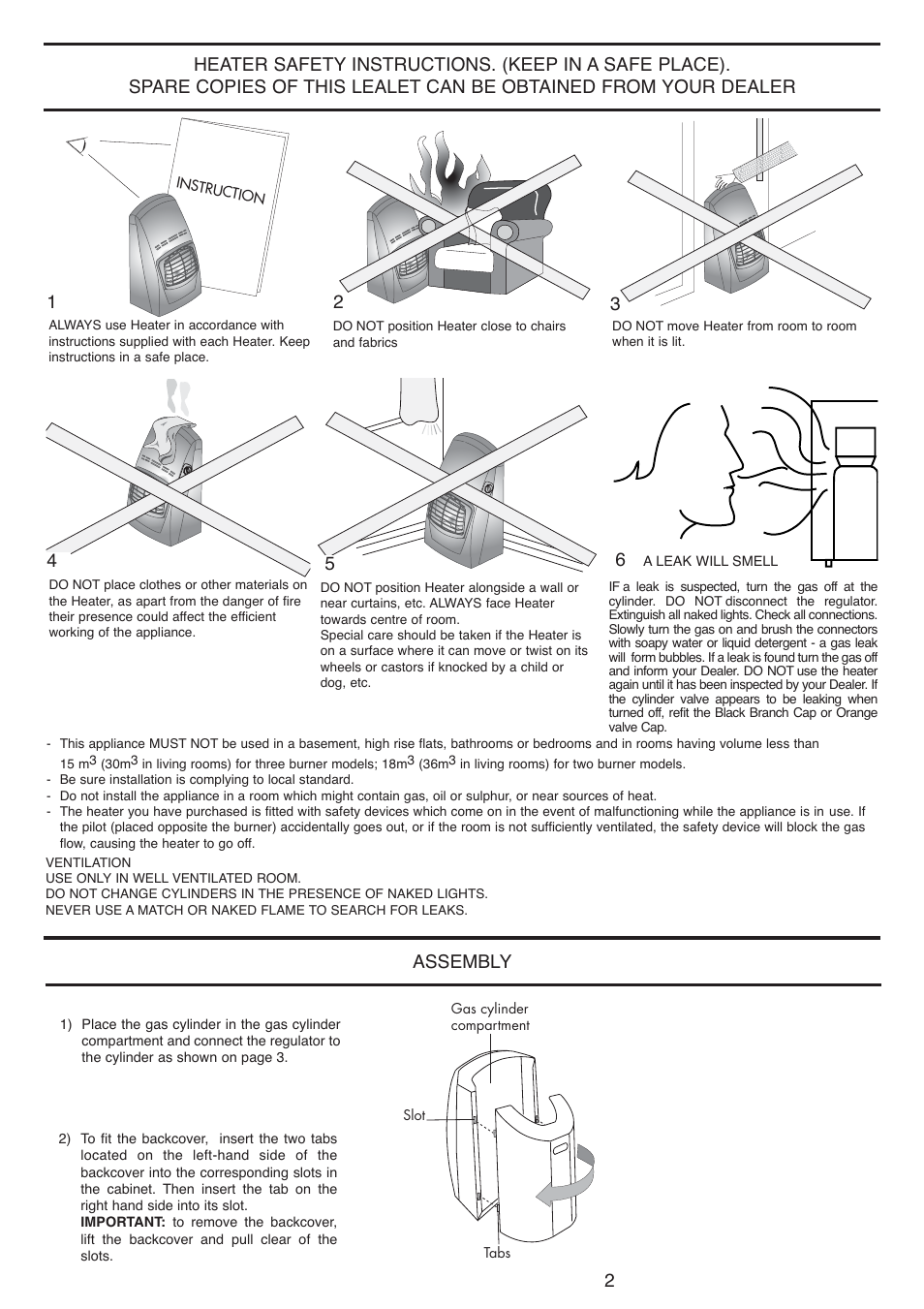 Assembly | DeLonghi 634R User Manual | Page 2 / 6