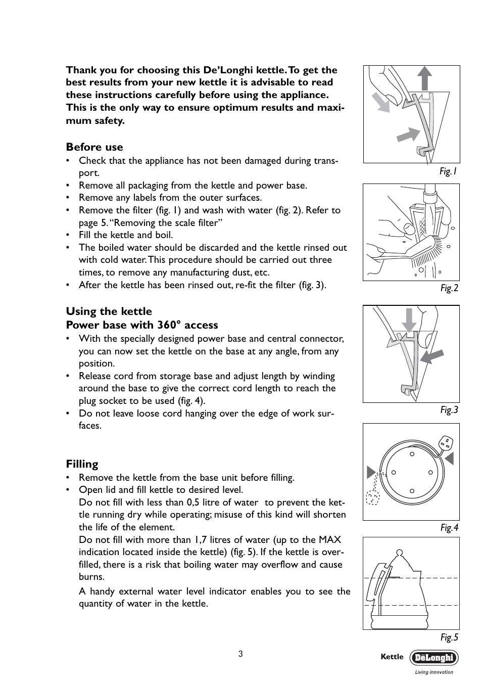 Ac b | DeLonghi KBX3016 User Manual | Page 3 / 8