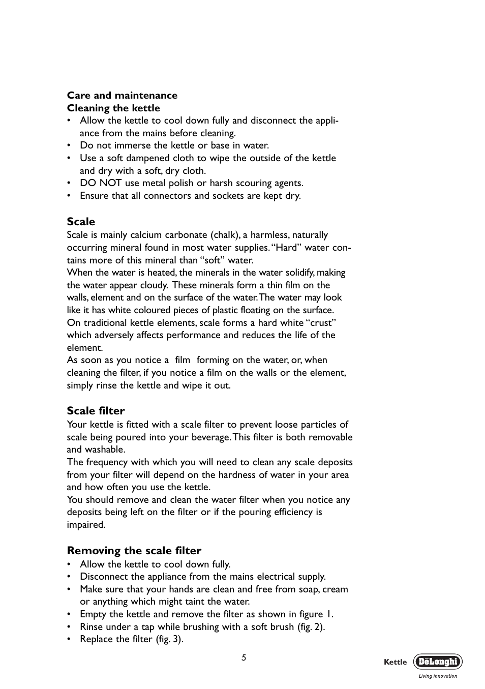 DeLonghi KBX3016 User Manual | Page 5 / 8