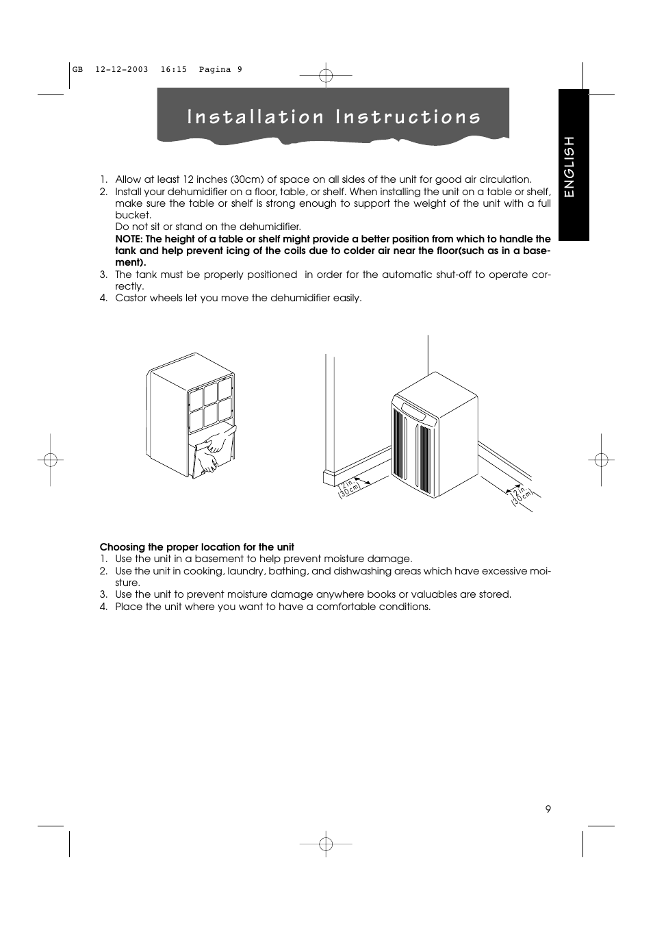 English | DeLonghi 50EDDE User Manual | Page 8 / 11