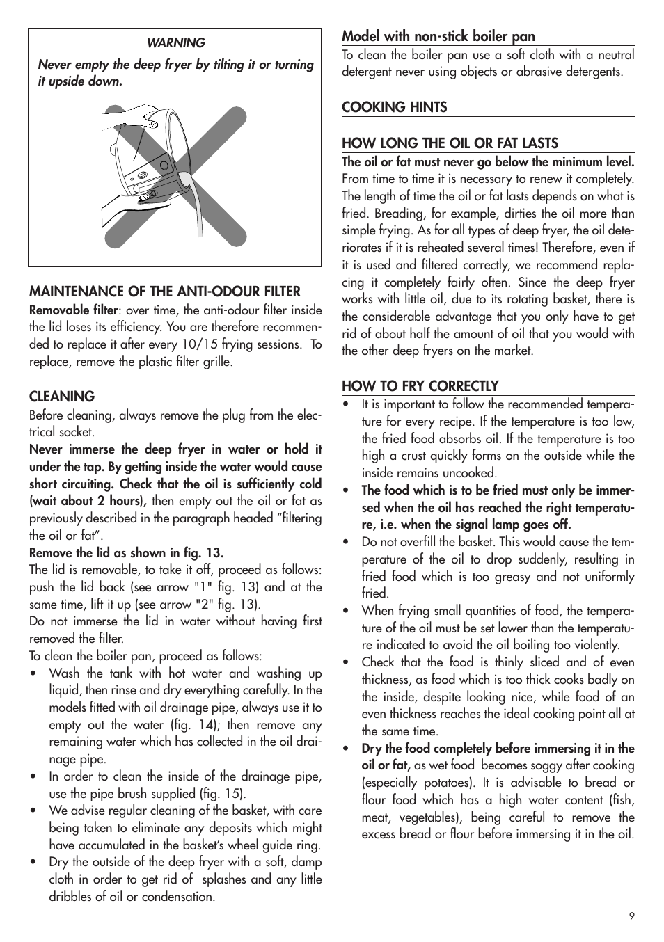 DeLonghi D28313 User Manual | Page 10 / 21