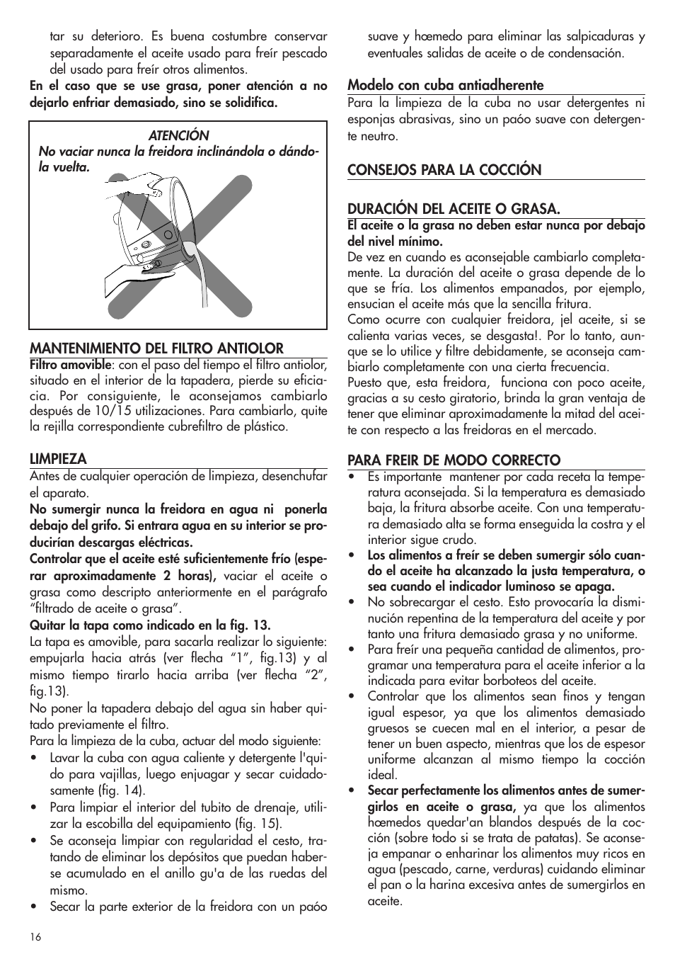 DeLonghi D28313 User Manual | Page 17 / 21