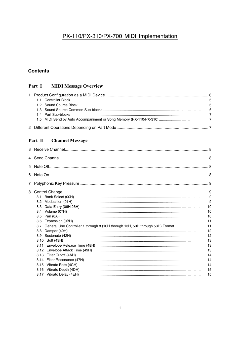 Casio PX-700 User Manual | 65 pages
