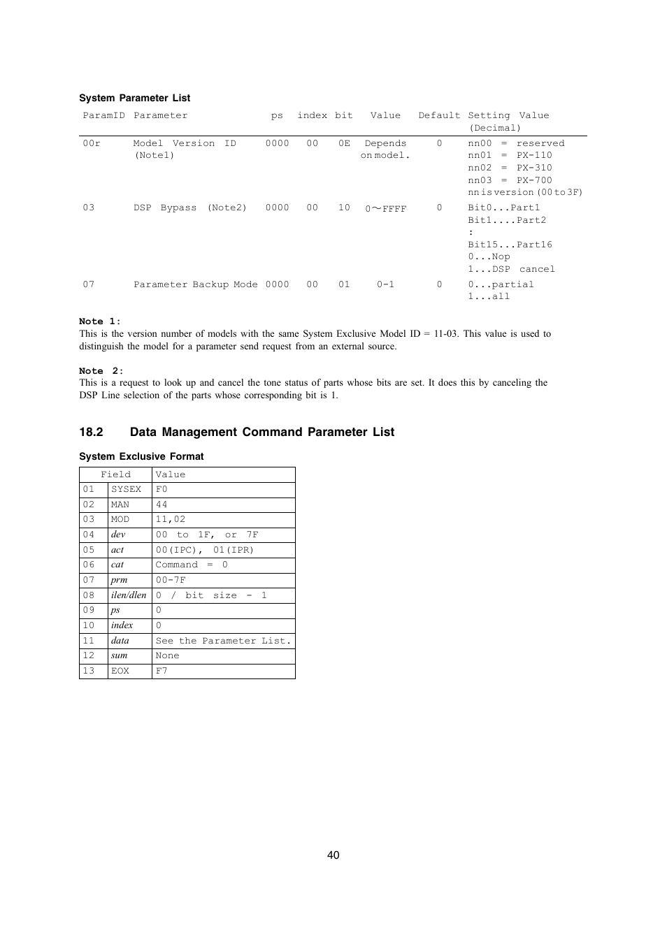 Casio PX-700 User Manual | Page 40 / 65