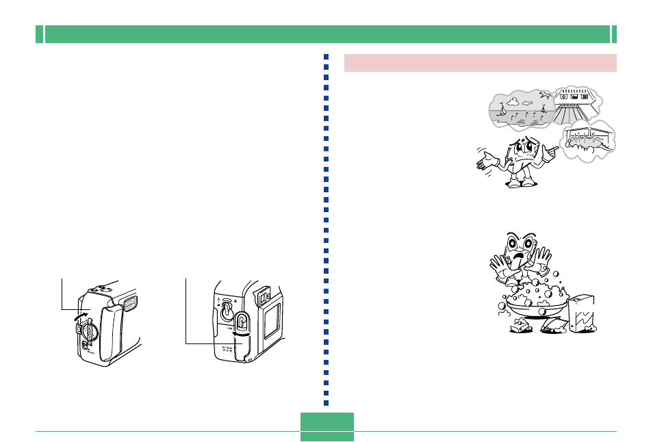 Operating environment, Operating precautions | Casio GV-10 1 User Manual | Page 13 / 44