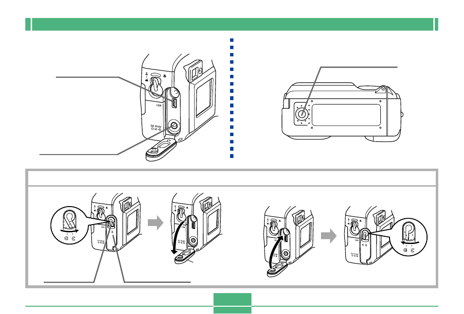 Terminals and ports, Bottom, 24 terminals and ports bottom | Casio GV-10 1 User Manual | Page 24 / 44