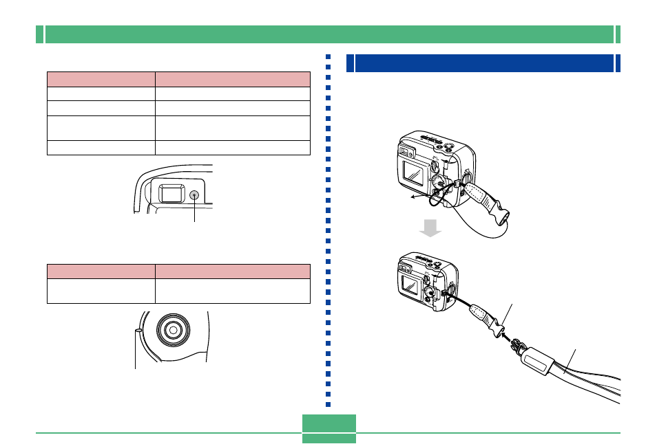 Using the bundled accessories, Attaching the strap | Casio GV-10 1 User Manual | Page 28 / 44