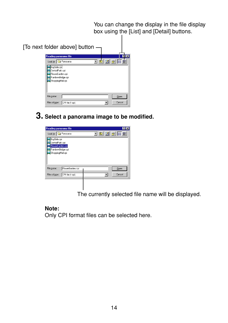 Casio Panorama Editor User Manual | Page 15 / 35
