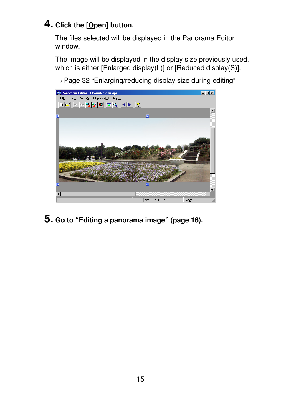 Casio Panorama Editor User Manual | Page 16 / 35