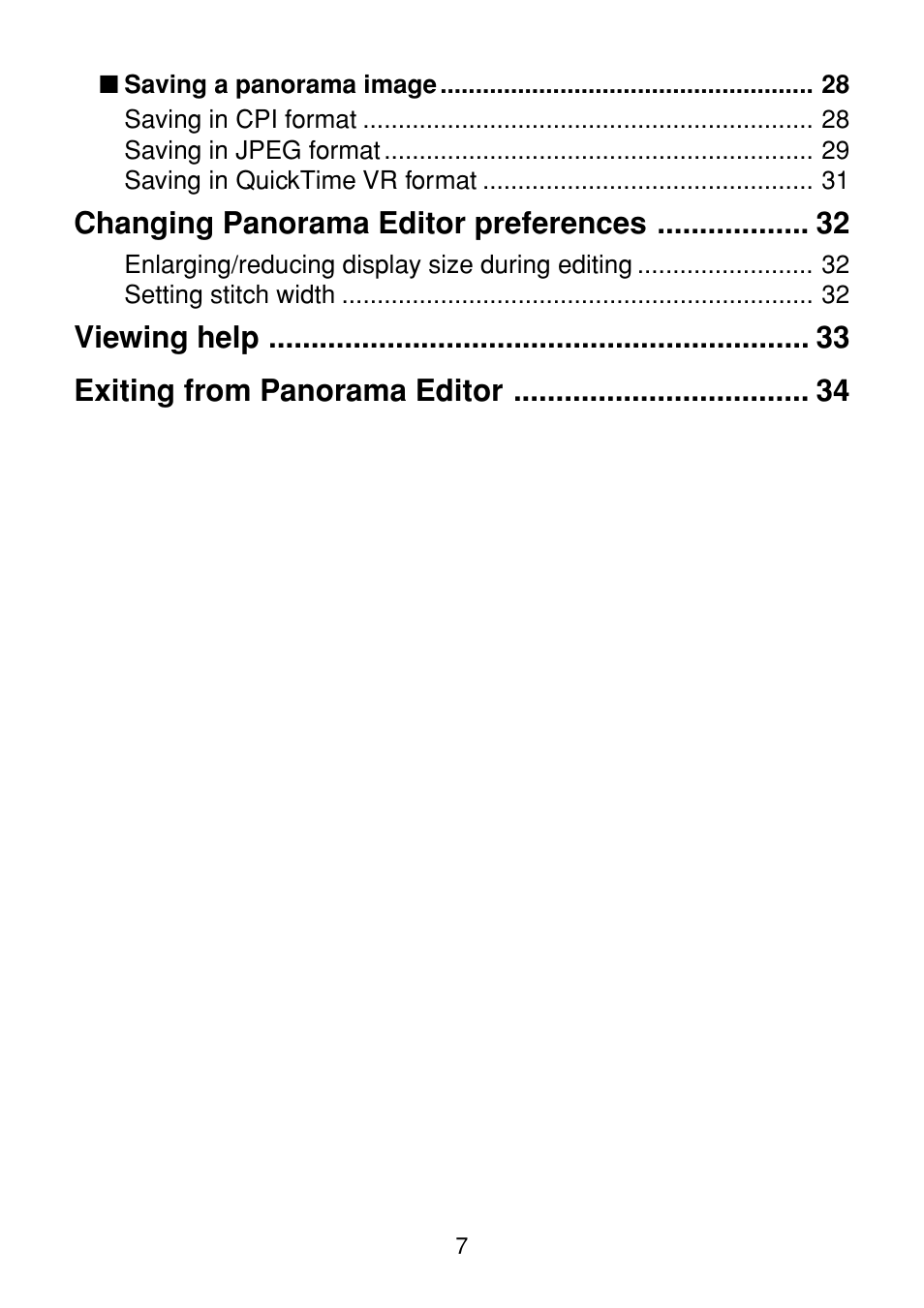 Casio Panorama Editor User Manual | Page 8 / 35