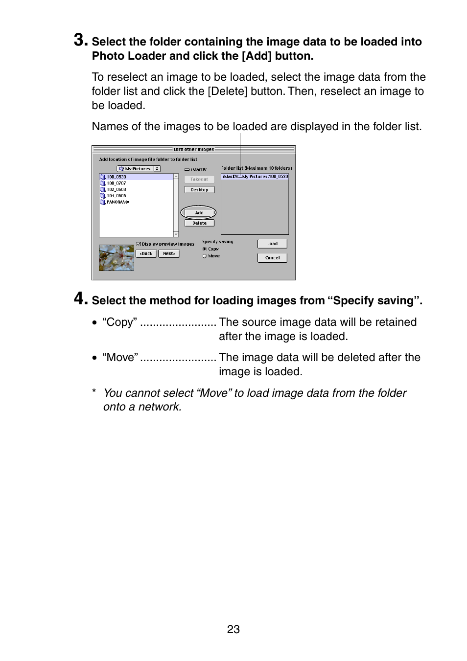 Casio Photo Loader v.1.1 User Manual | Page 24 / 47