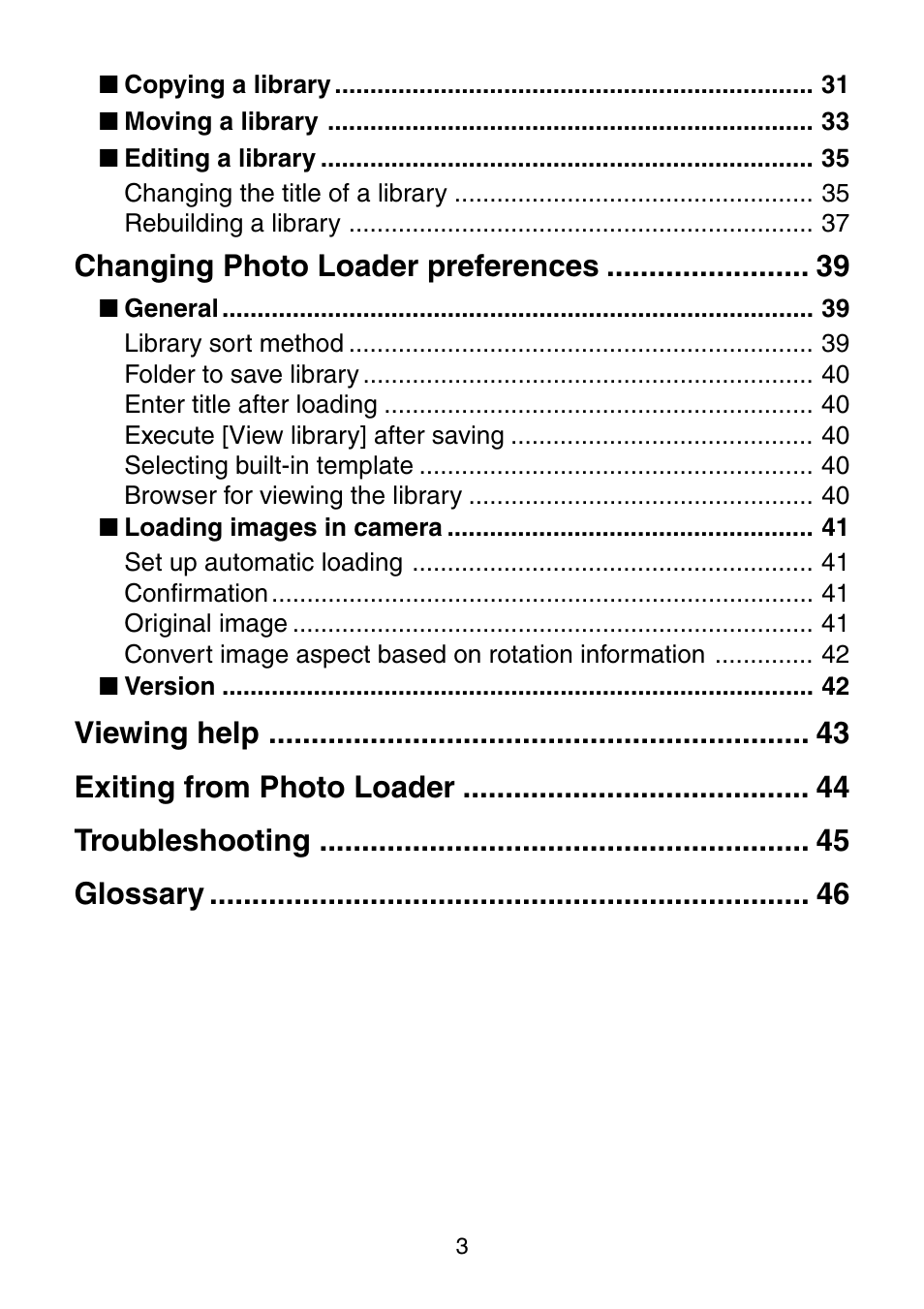 Casio Photo Loader v.1.1 User Manual | Page 4 / 47