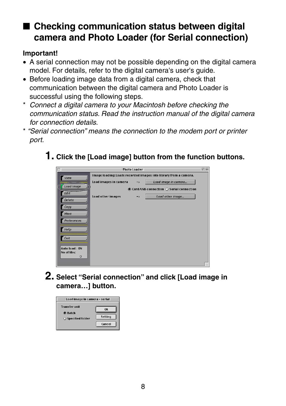 Casio Photo Loader v.1.1 User Manual | Page 9 / 47