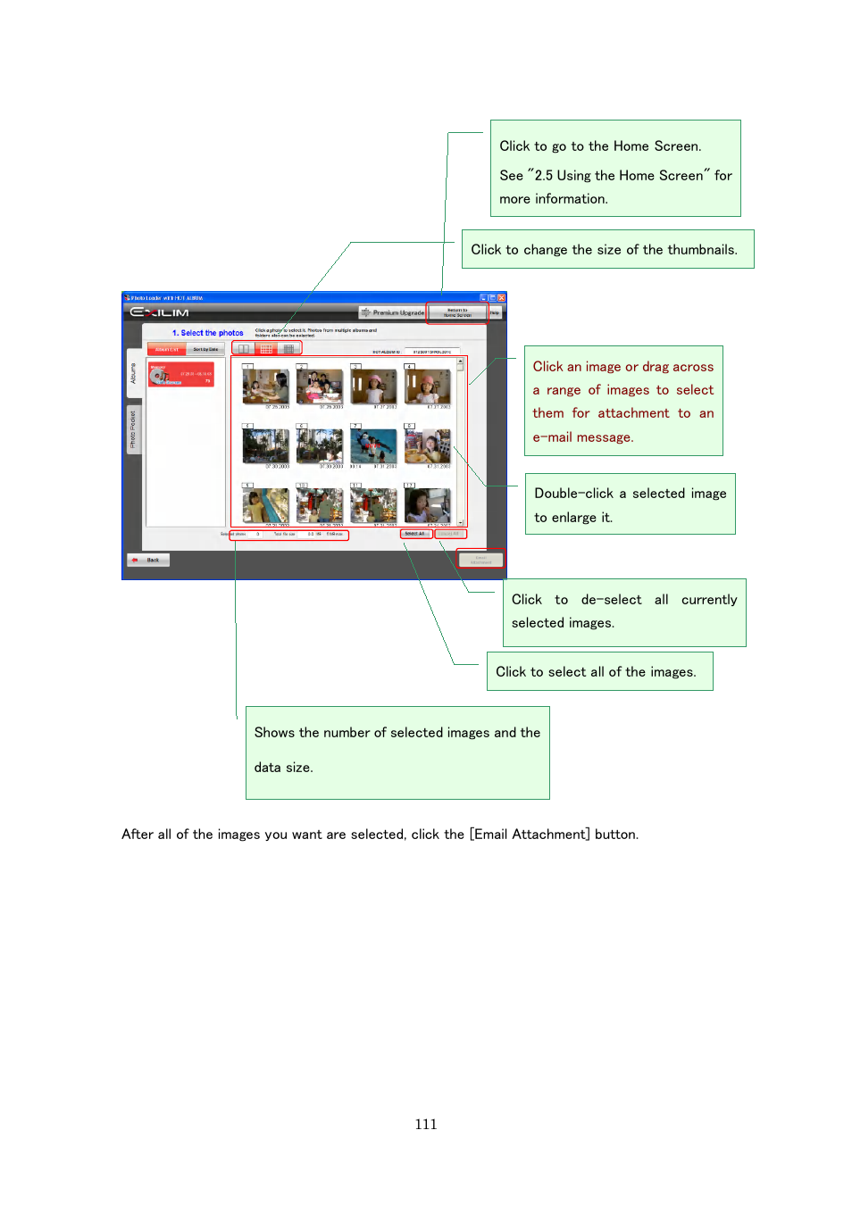 Casio Photo Loader with HOT ALBUM User Manual | Page 111 / 174